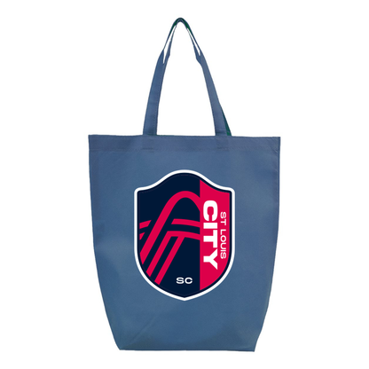 St. Louis City Soccer Q-Tees Non-Woven Gusset Bottom Tote