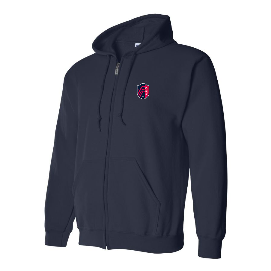 Men's St. Louis City Soccer  Zipper Hoodie