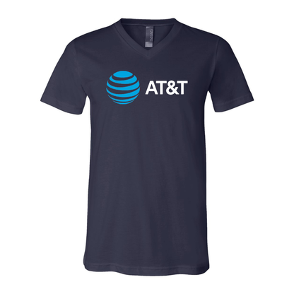 Men's AT&T BELLA + CANVAS - Jersey V-Neck T-Shirt