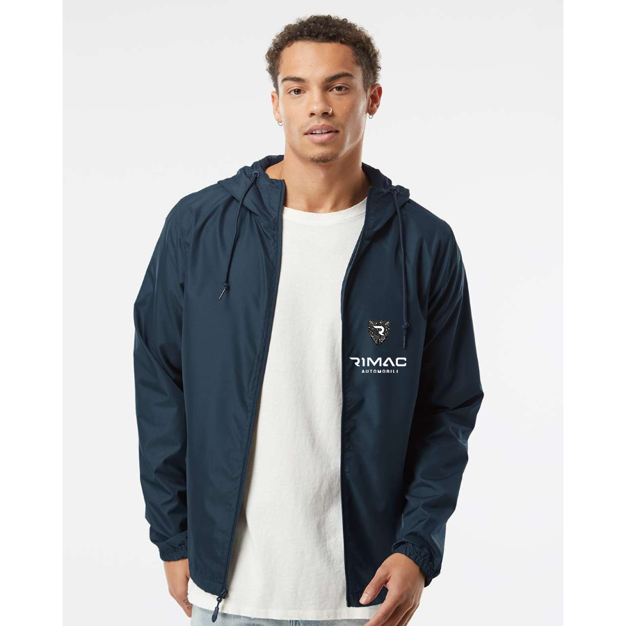 Men's Rimac Automobili Independent Trading Co Lightweight Windbreaker Full-Zip Jacket