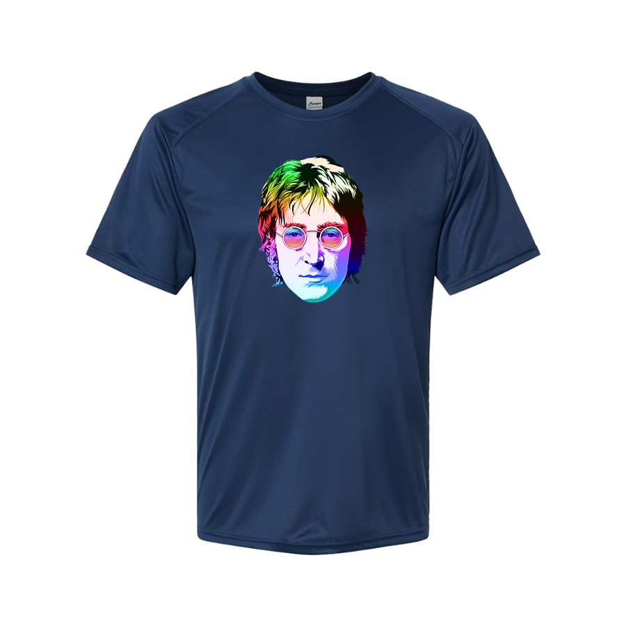 Youth John Lennon Face Art Music Performance T-Shirt