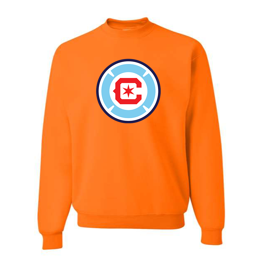 Men's Chicago fire Soccer Crewneck Comfy Sweatshirt