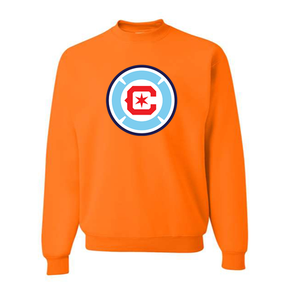 Men's Chicago fire Soccer Crewneck Comfy Sweatshirt