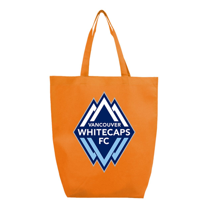 Vancouver Whitecaps FC Q-Tees Non-Woven Gusset Bottom Tote