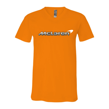 Men's Mclaren BELLA + CANVAS - Jersey V-Neck T-Shirt