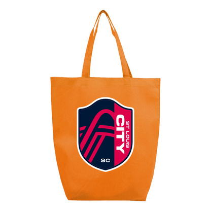 St. Louis City Soccer Q-Tees Non-Woven Gusset Bottom Tote