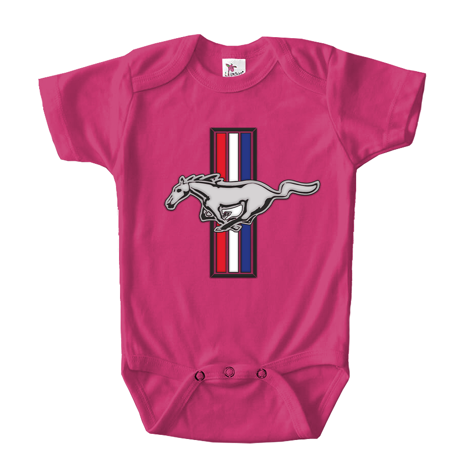 Mustang  Baby Romper Onesie