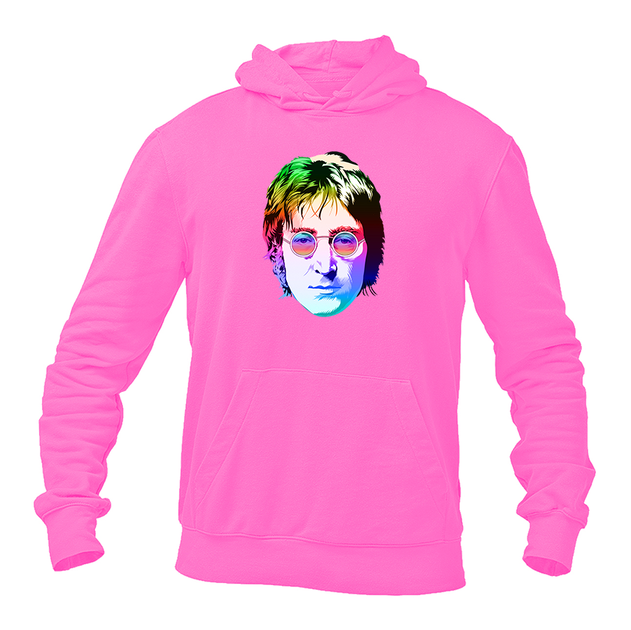 Men's John Lennon Face Art Music Pullover Hoodie