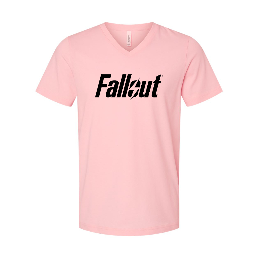 Men's Fallout BELLA + CANVAS - Jersey V-Neck T-Shirt