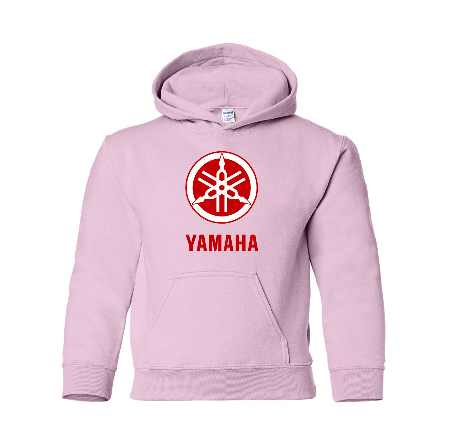 Youth Yamaha Motorcycle Kids Pullover Hoodie