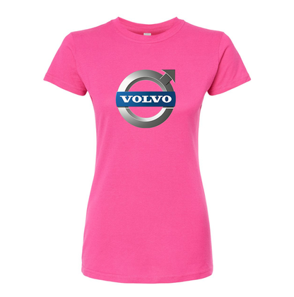 Women’s Volvo Car   Round Neck T-Shirt