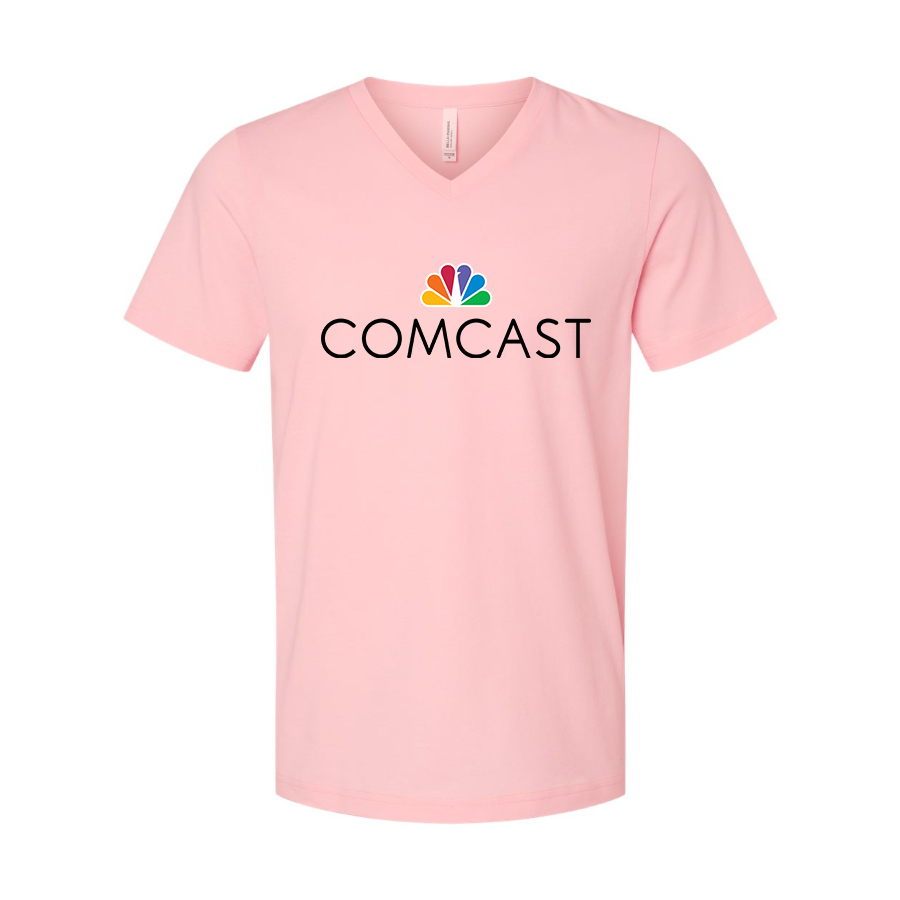 Men's Comcast BELLA + CANVAS - Jersey V-Neck T-Shirt