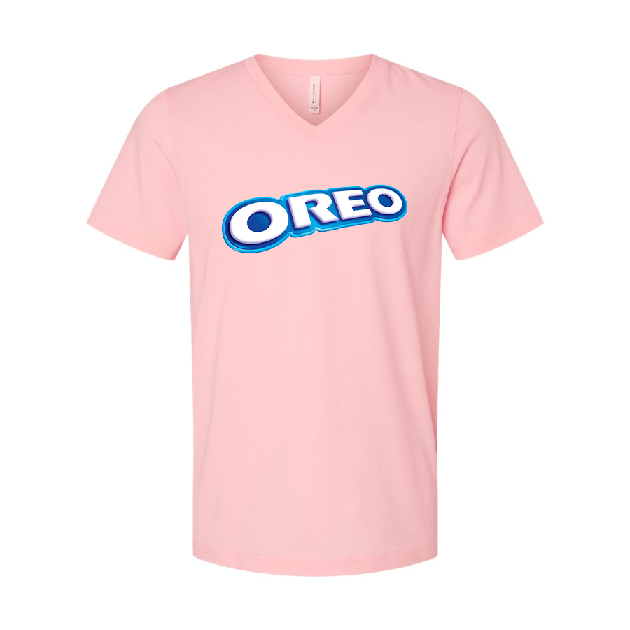 Men's Oreo BELLA + CANVAS - Jersey V-Neck T-Shirt