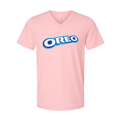 Men's Oreo BELLA + CANVAS - Jersey V-Neck T-Shirt