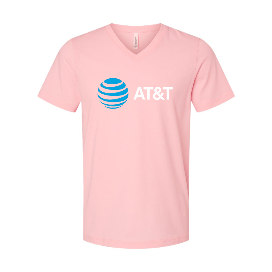 Men's AT&T BELLA + CANVAS - Jersey V-Neck T-Shirt