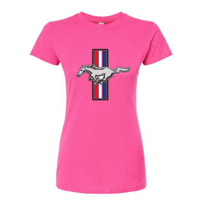 Women’s Mustang Round Neck T-Shirt