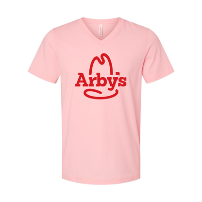 Men's Arby's BELLA + CANVAS - Jersey V-Neck T-Shirt