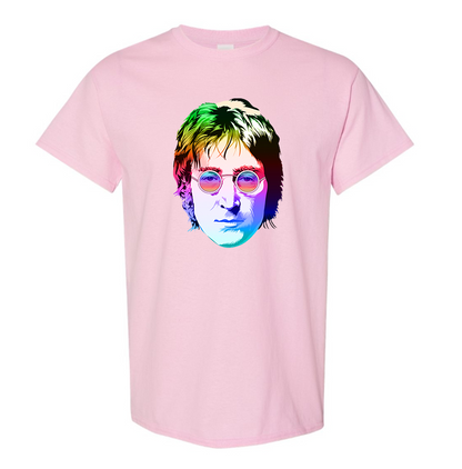 Youth's John Lennon Face Art Music Cotton T-Shirt