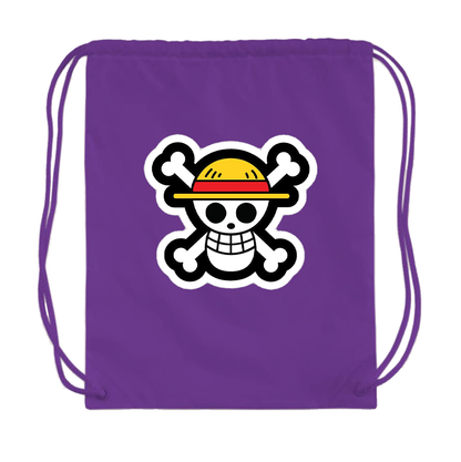 Straw Hat Drawstring Bag