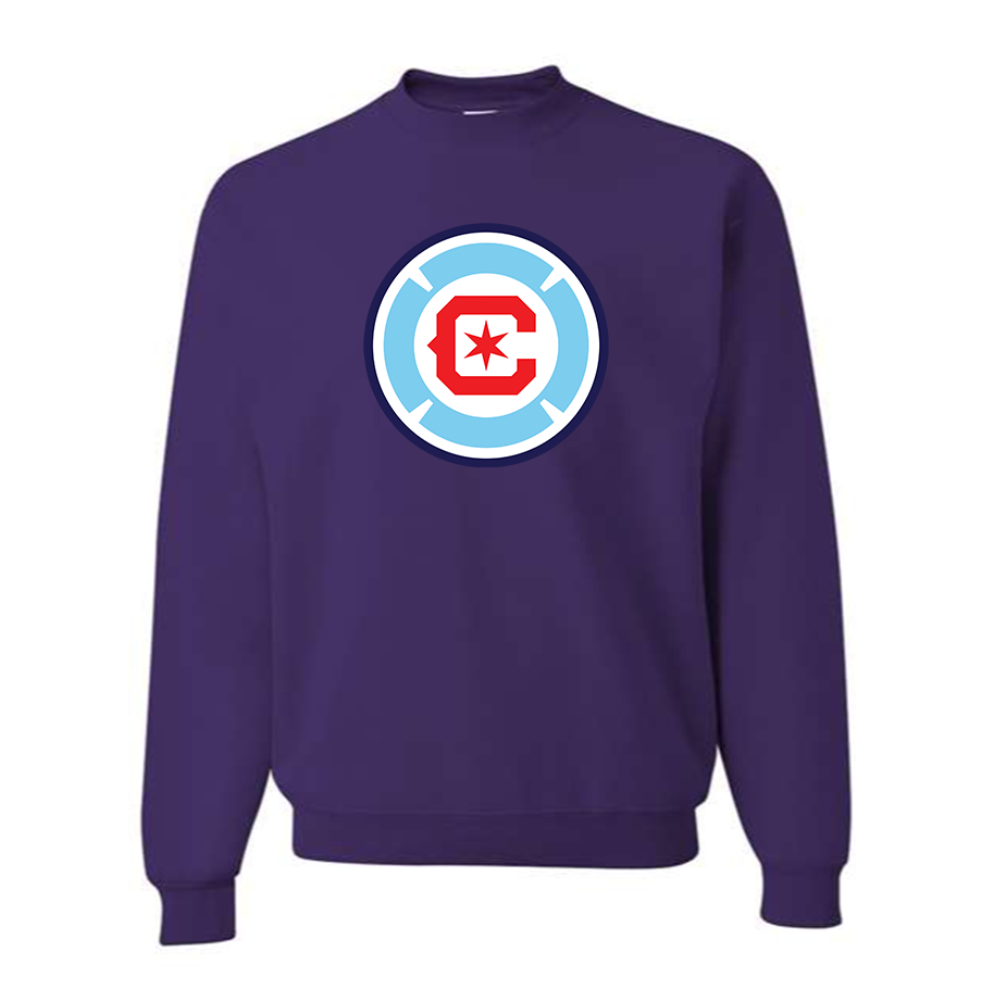 Men's Chicago fire Soccer Crewneck Comfy Sweatshirt