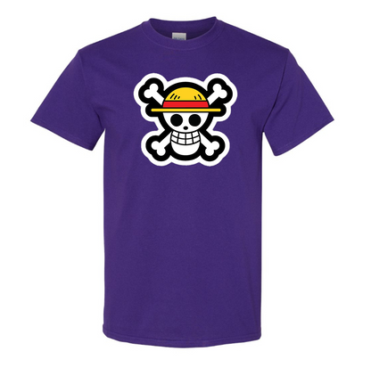 Men's Straw Hat  Cotton T-Shirt