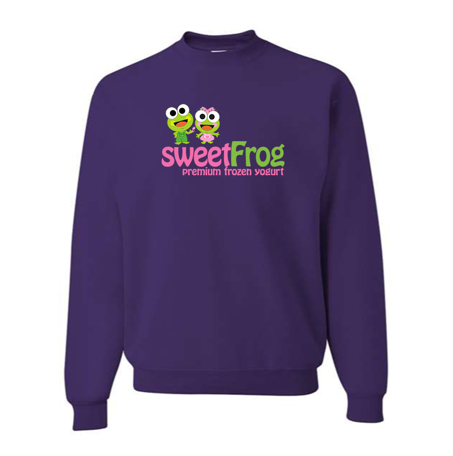 Men's Sweet Frog Frozen Crewneck Sweatshirt