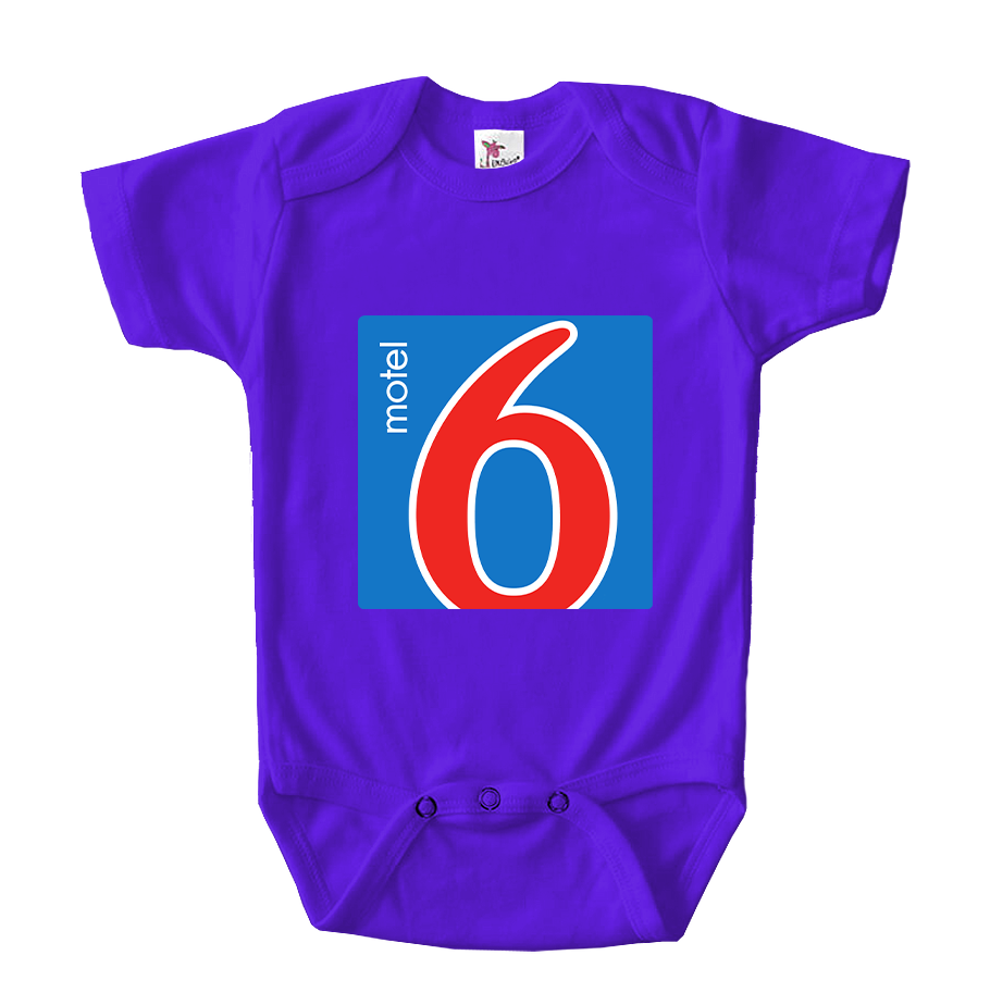 Motel 6 Baby Romper Onesie