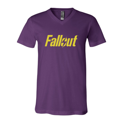 Men's Fallout BELLA + CANVAS - Jersey V-Neck T-Shirt