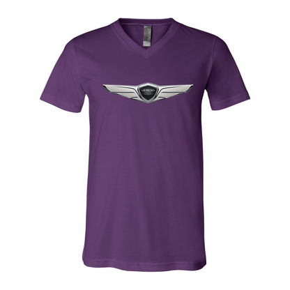 Men's Genesis Car BELLA + CANVAS - Jersey V-Neck T-Shirt