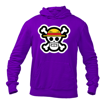 Men's Straw Hat  Pullover Hoodie