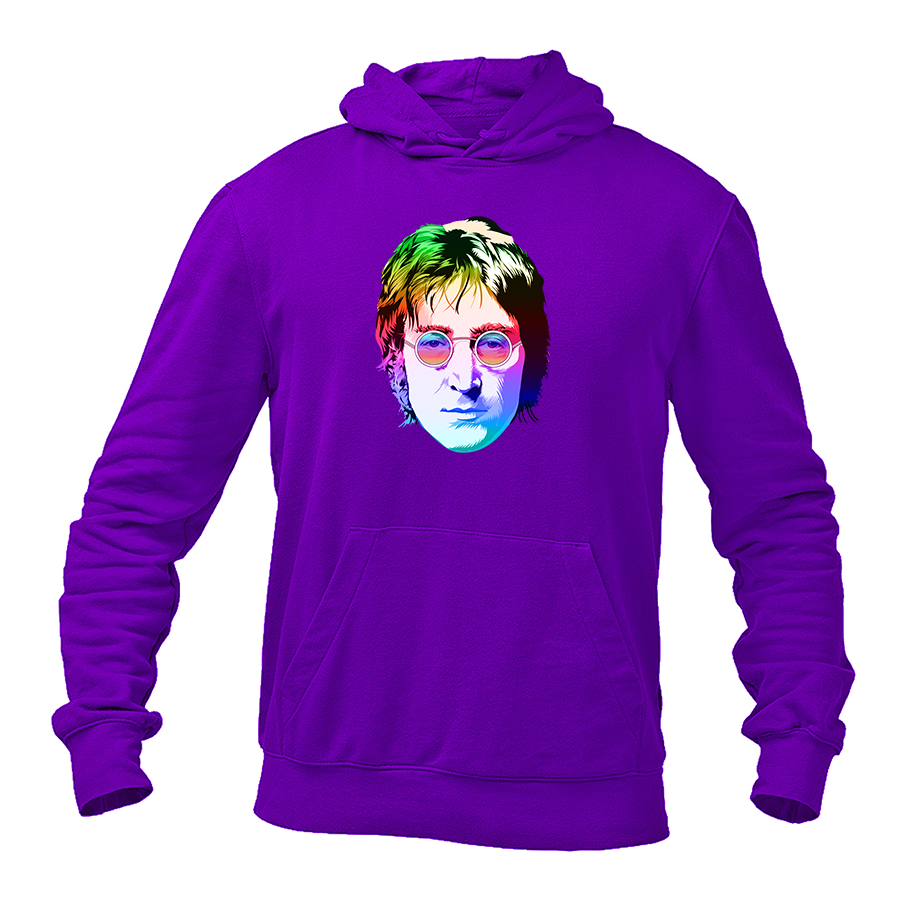 Men's John Lennon Face Art Music Pullover Hoodie