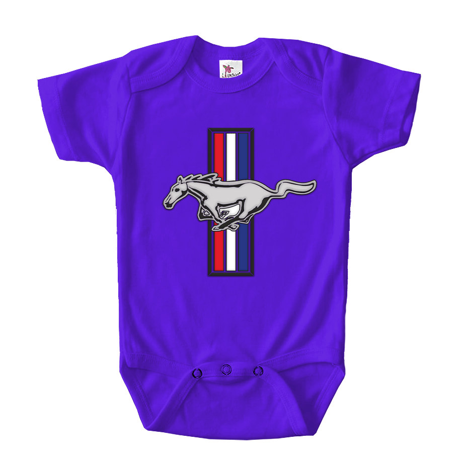 Mustang  Baby Romper Onesie