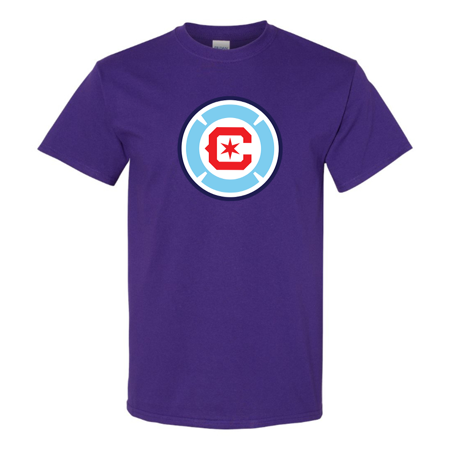 Men's Chicago fire Soccer Cotton  T-Shirt