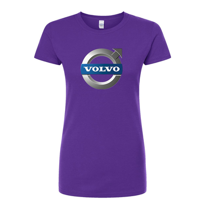 Women’s Volvo Car   Round Neck T-Shirt