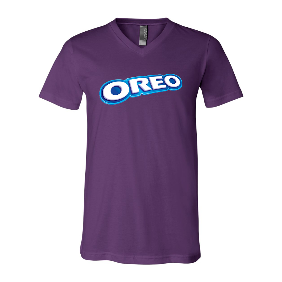 Men's Oreo BELLA + CANVAS - Jersey V-Neck T-Shirt