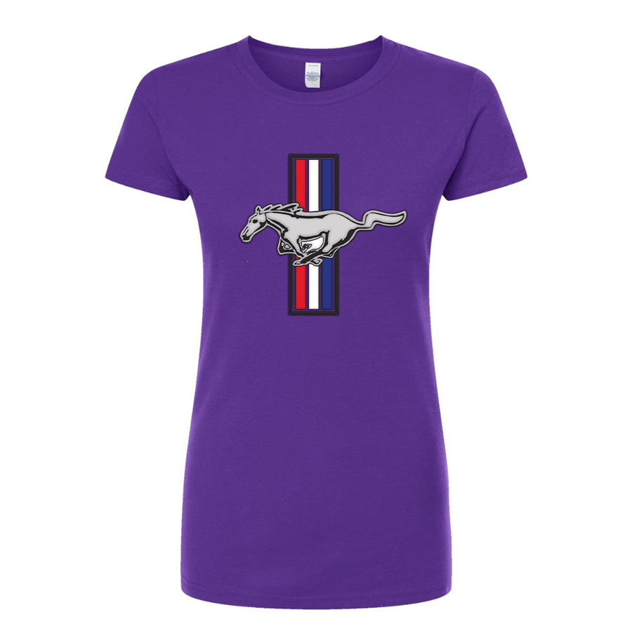 Women’s Mustang Round Neck T-Shirt