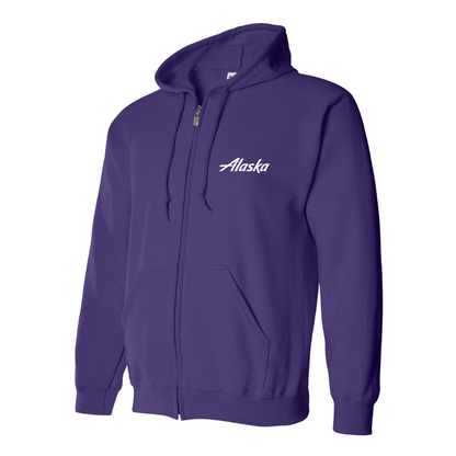 Men's Alaska Airline Zipper Hoodie