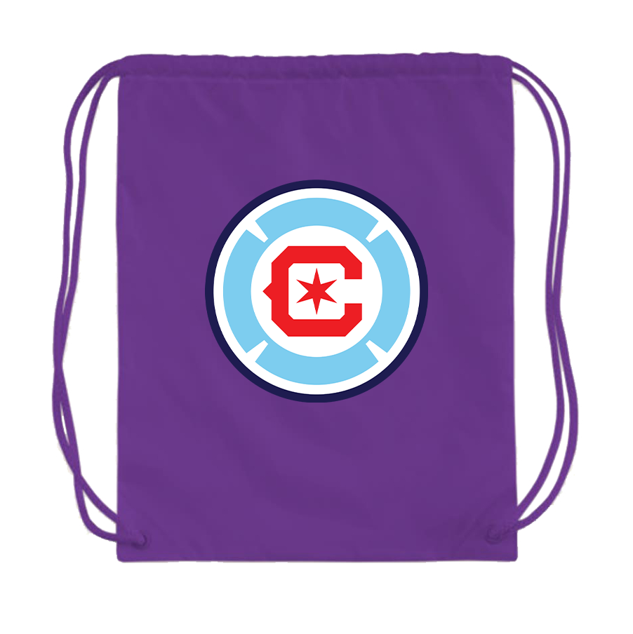 Chicago fire Soccer Drawstring Bag