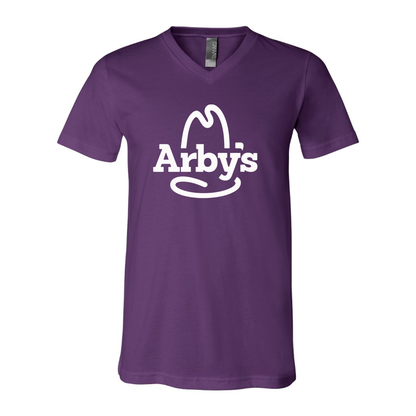 Men's Arby's BELLA + CANVAS - Jersey V-Neck T-Shirt