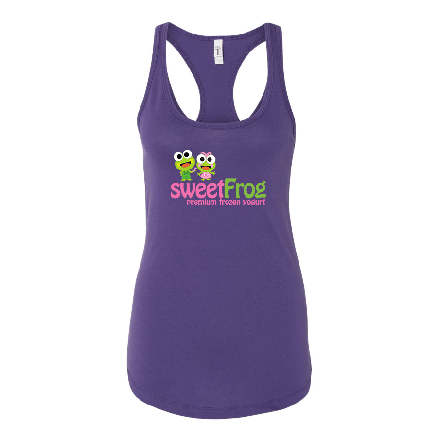 Women's Sweet Frog Frozen Racerback Tank Top