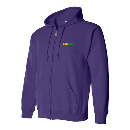 Men's Subway  Zipper Hoodie