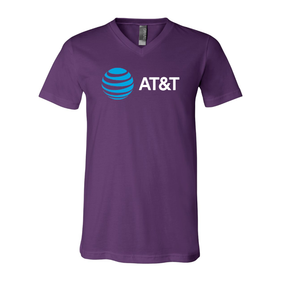 Men's AT&T BELLA + CANVAS - Jersey V-Neck T-Shirt