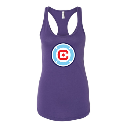 Women's Chicago fire Soccer Racerback Tank Top