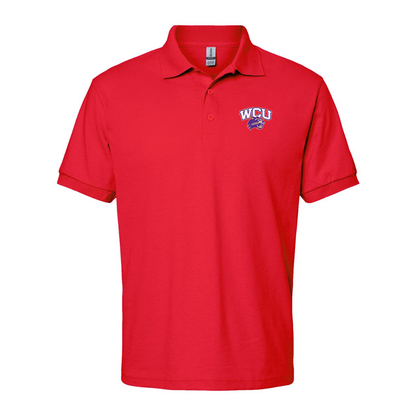 Men's Western Carolina Catamounts Gildan Dry Blend Jersey Polo