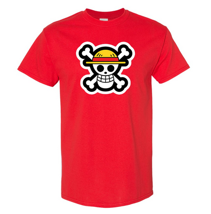 Men's Straw Hat  Cotton T-Shirt