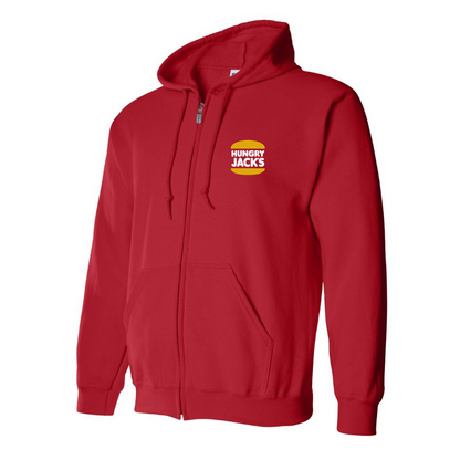 Men's Hungry Jack_s Zipper Hoodie