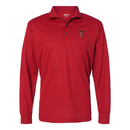 Men's Texas Tech Red Raiders  Paragon Prescott Long Sleeve Polo