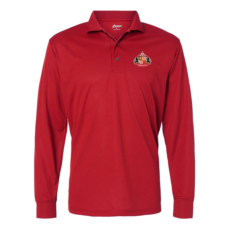 Men's Sunderland AFC Soccer  Paragon Prescott Long Sleeve Polo