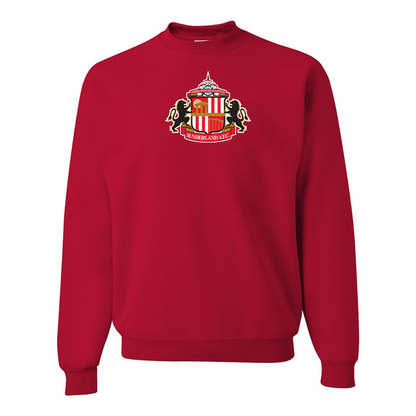 Men's  Sunderland AFC Soccer JERZEES NuBlend Crewneck Sweatshirt