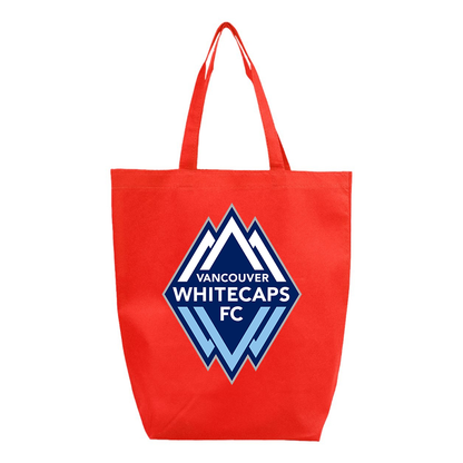 Vancouver Whitecaps FC Q-Tees Non-Woven Gusset Bottom Tote